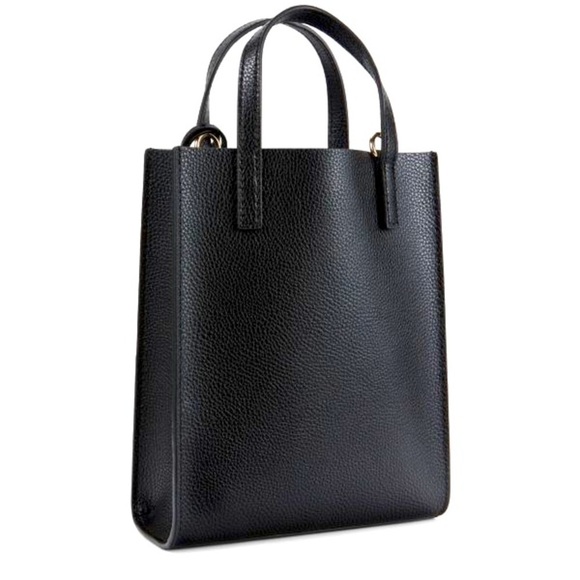 New Marc Jacobs bag crossbody black leather gold tone hardware 2 straps NWT - Picture 14 of 14